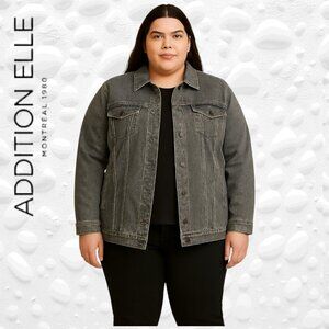 Addition Elle Jean Jacket with Sequined Scull - 2X - NWT